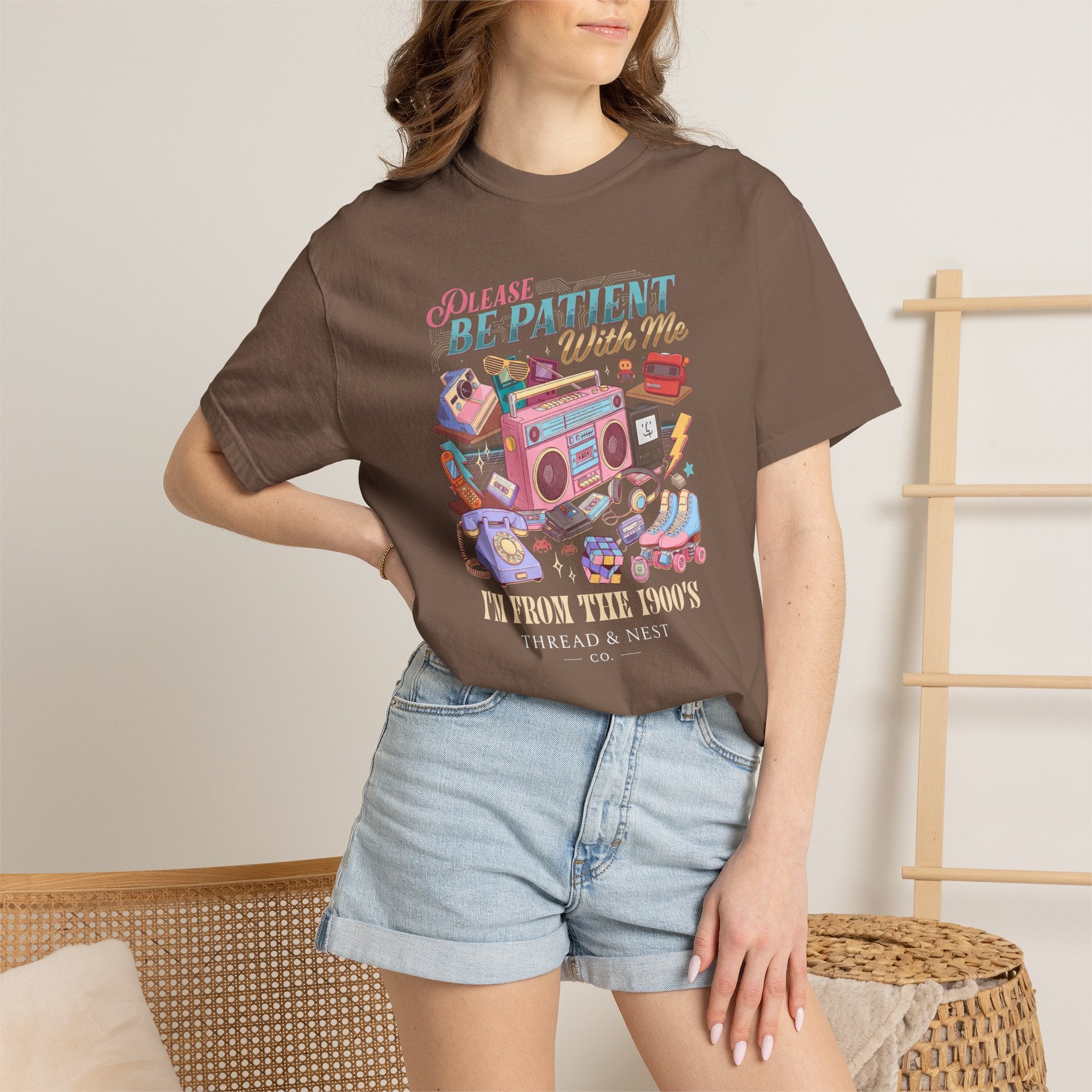 Retro 1900s Graphic T-Shirt — “Please Be Patient With Me, I’m From The 1900s”