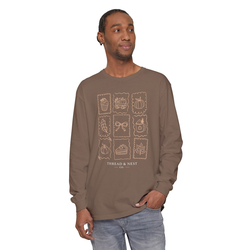 Autumn Icons Long Sleeve Tee
