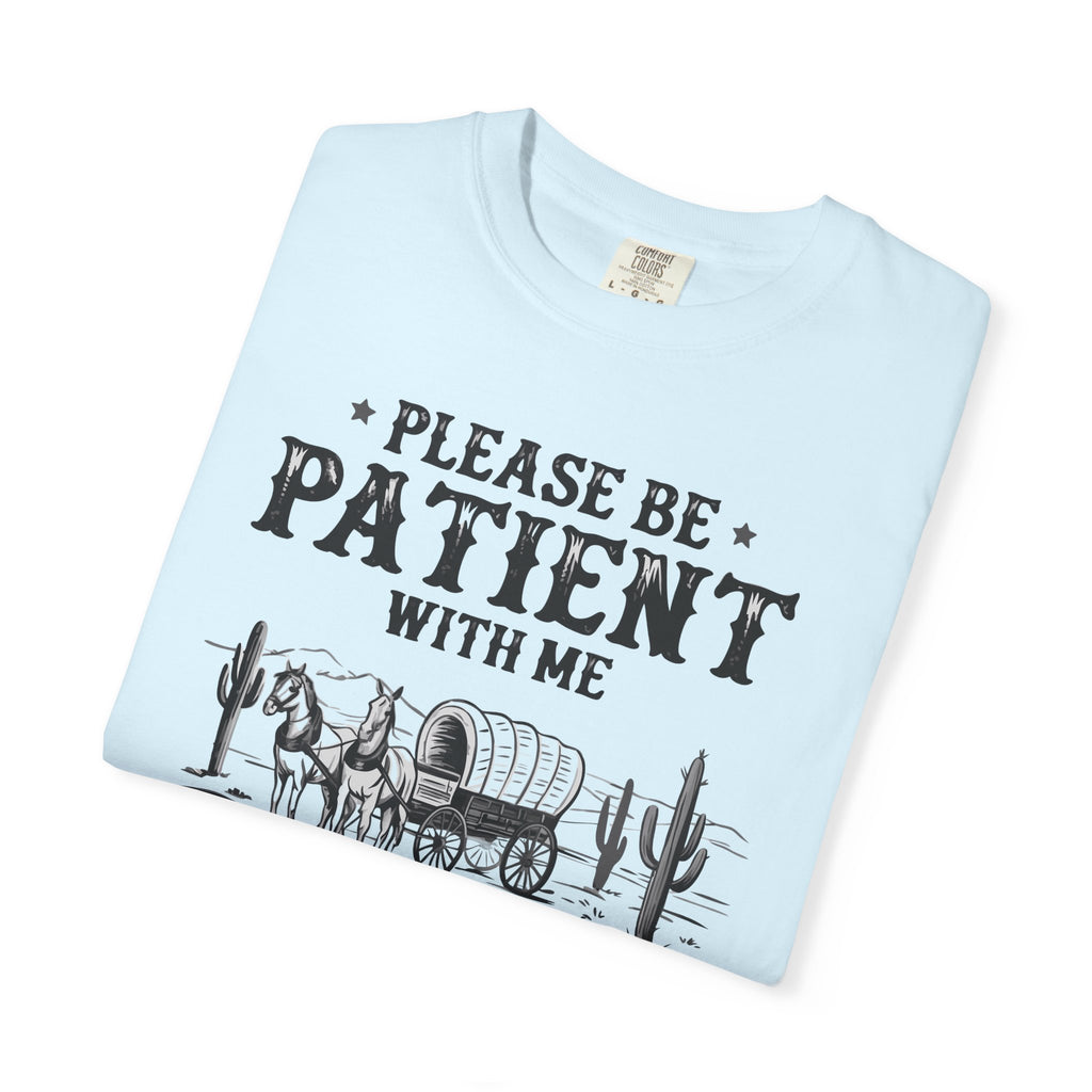 Please Be Patient With Me T-Shirt – Vintage Wagon 'I'm From The 1900s' Tee