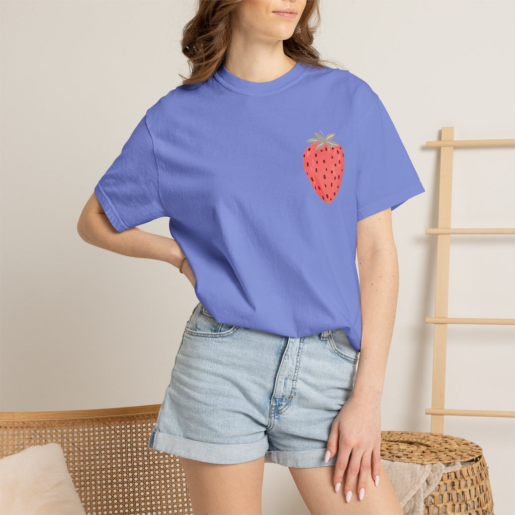 Strawberry Garden T-Shirt — 'Strawberry of My Eye' Graphic Tee
