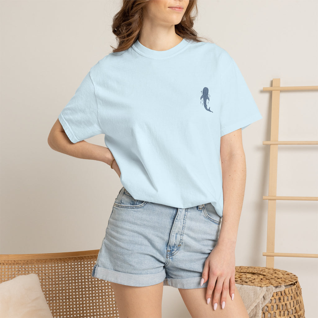Isaiah 43:2 Whale Tee — 'When You Go Through Deep Waters' Christian T-Shirt