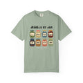 Jesus Is My Jam T-Shirt — Christian Faith Graphic Tee with Inspirational Jars