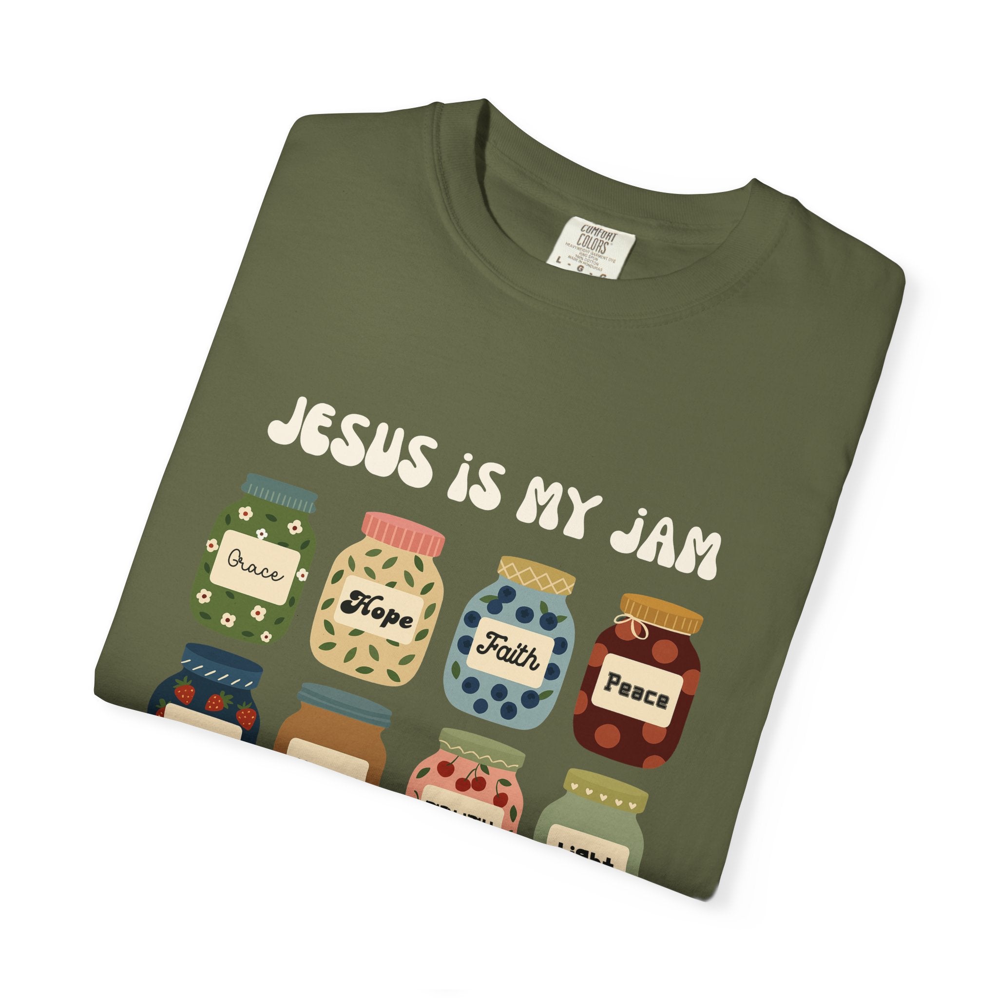 T-shirt — "Jesus Is My Jam" Christian Faith Graphic Tee
