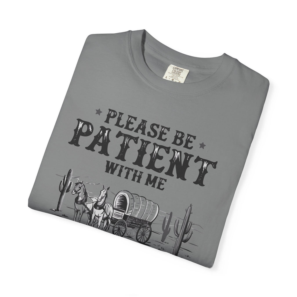 Please Be Patient With Me T-Shirt – Vintage Wagon 'I'm From The 1900s' Tee