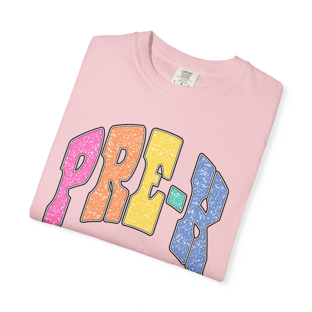 PRE-K Colorblock Graphic T-Shirt — Preschool Graduation Gift