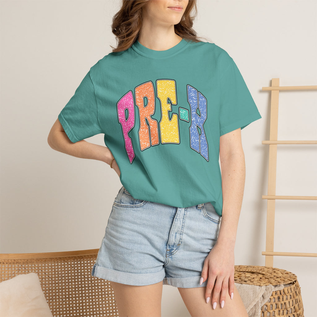 PRE-K Colorblock Graphic T-Shirt — Preschool Graduation Gift