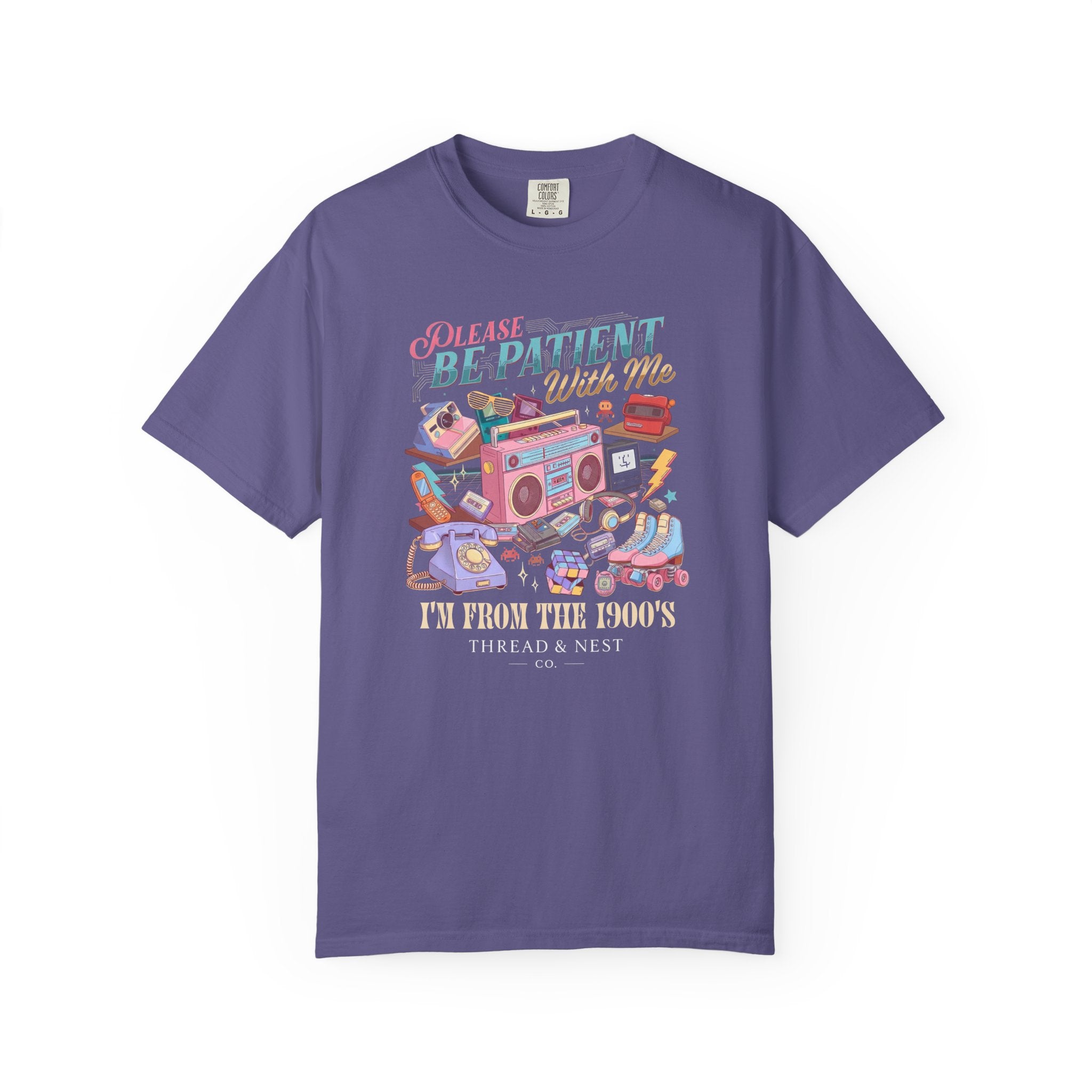 Retro 1900s Graphic T-Shirt — “Please Be Patient With Me, I’m From The 1900s”