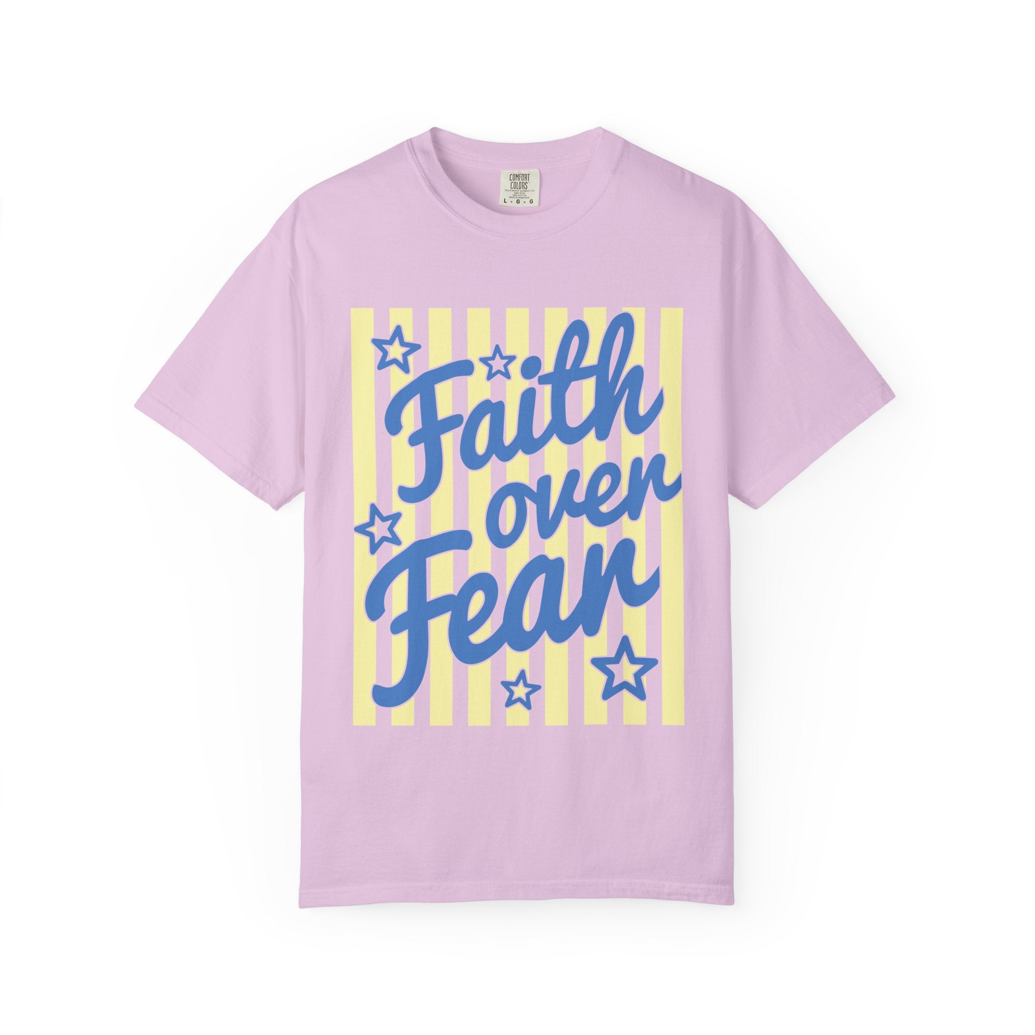 Faith Over Fear T-Shirt — Inspirational Christian Graphic Tee