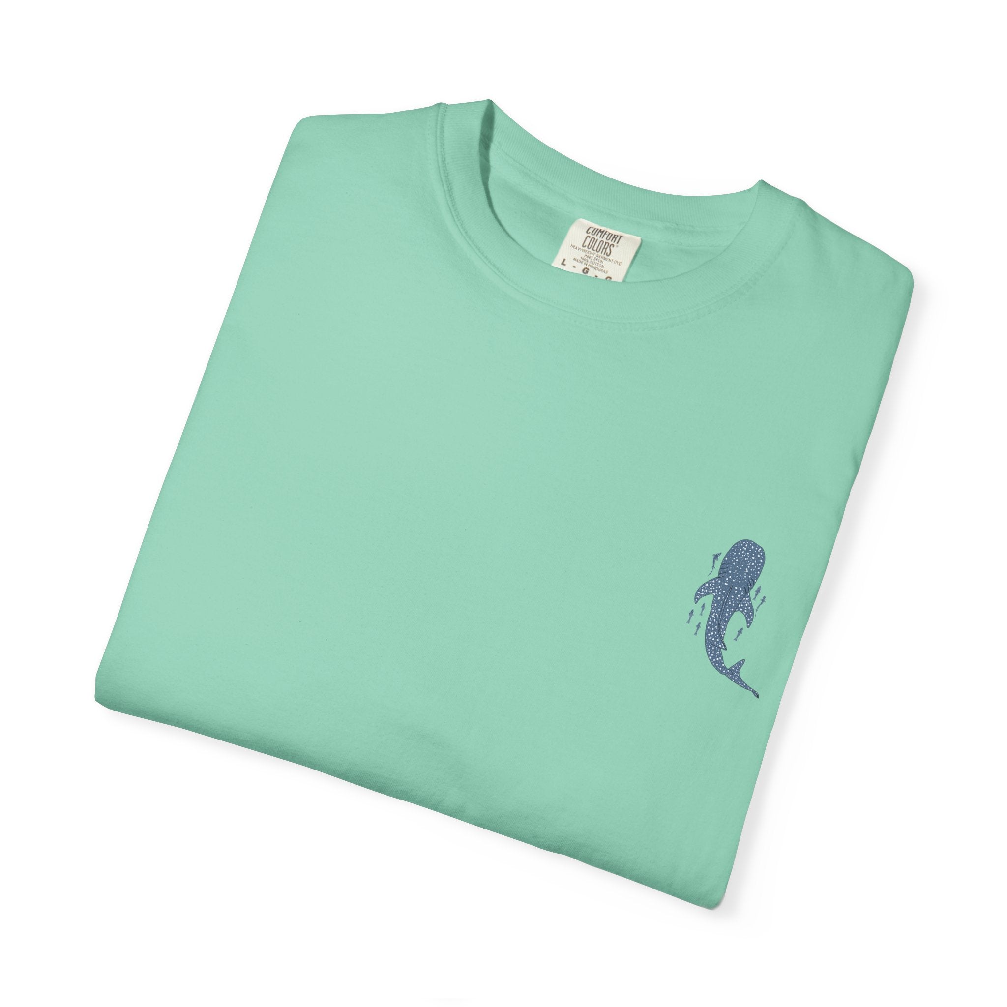 Isaiah 43:2 Whale Tee — 'When You Go Through Deep Waters' Christian T-Shirt