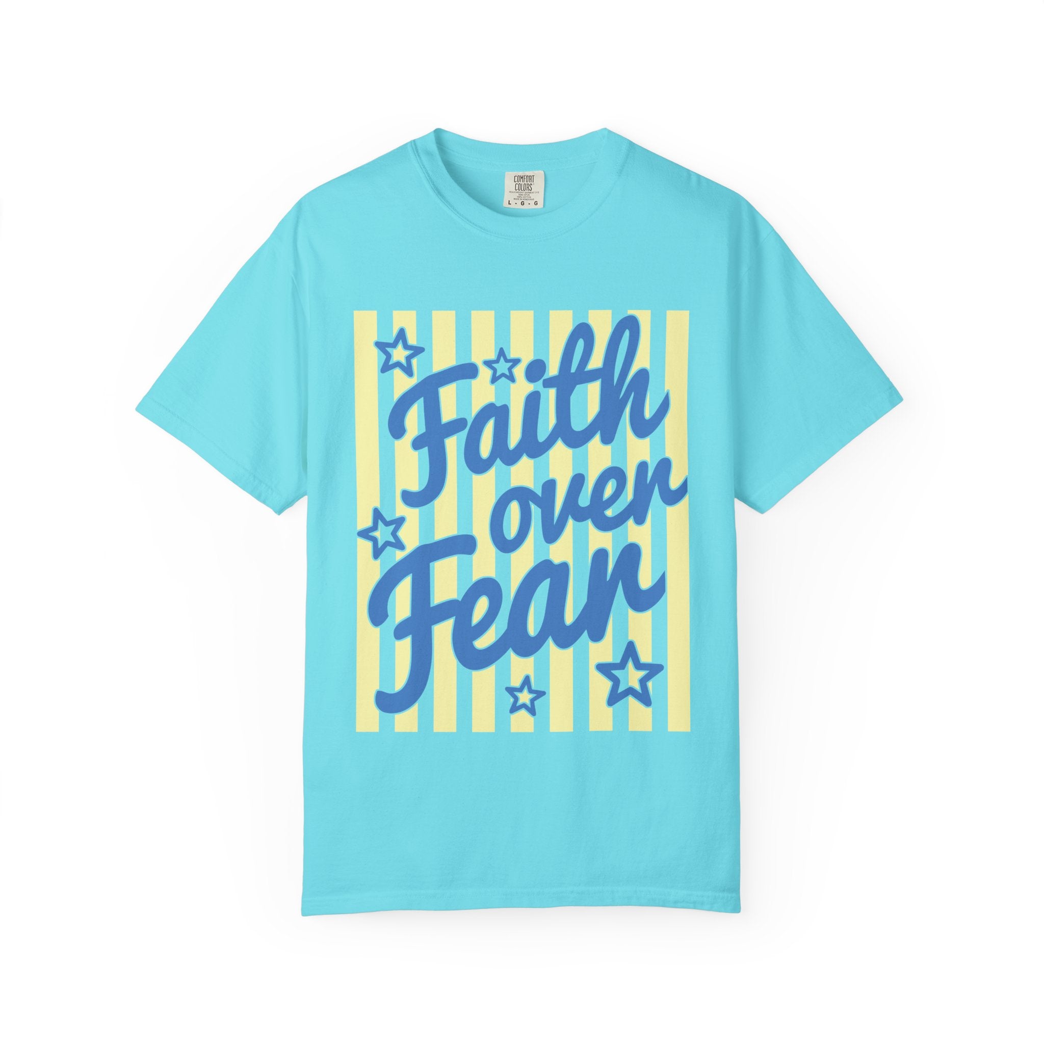Faith Over Fear T-Shirt — Inspirational Christian Graphic Tee