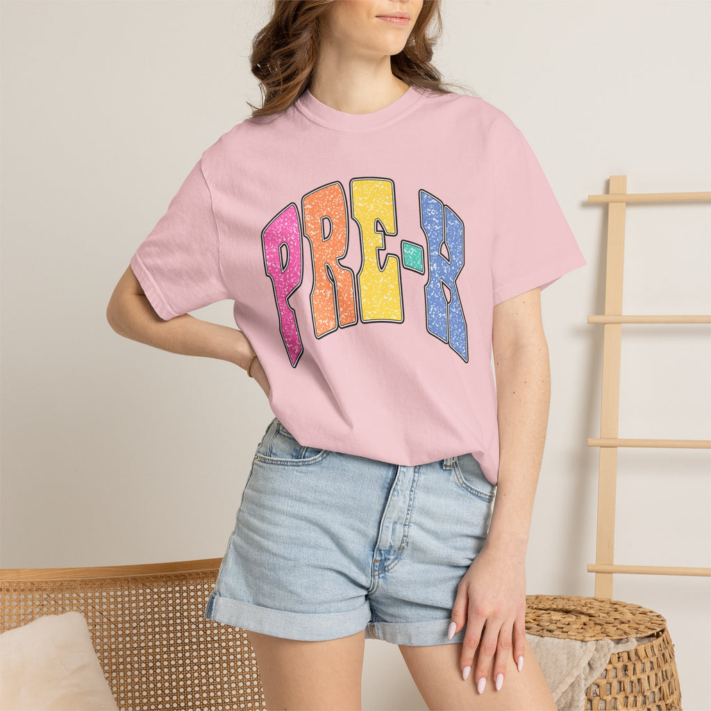 PRE-K Colorblock Graphic T-Shirt — Preschool Graduation Gift
