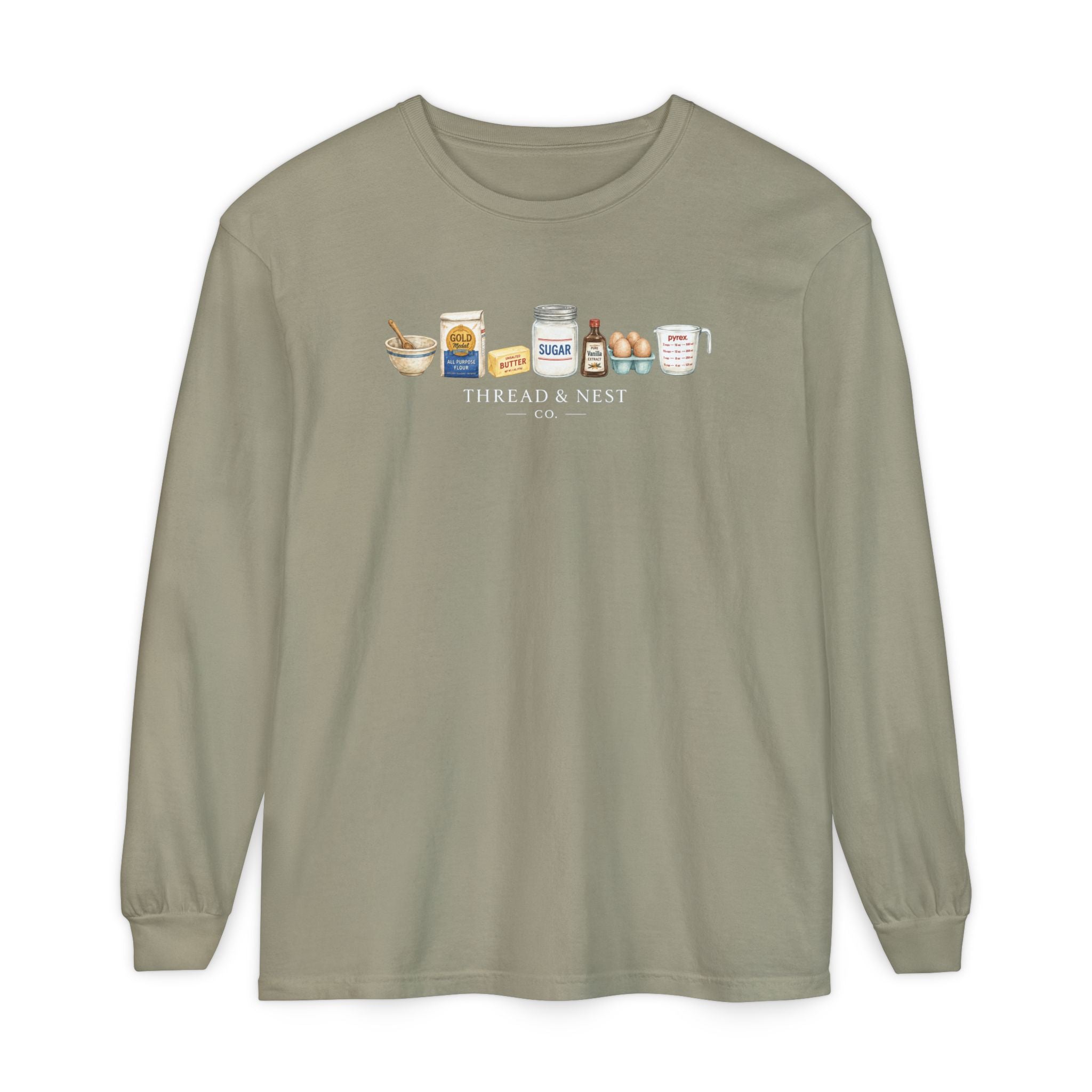 Thread & Nest Cozy Baking Long Sleeve T‑Shirt