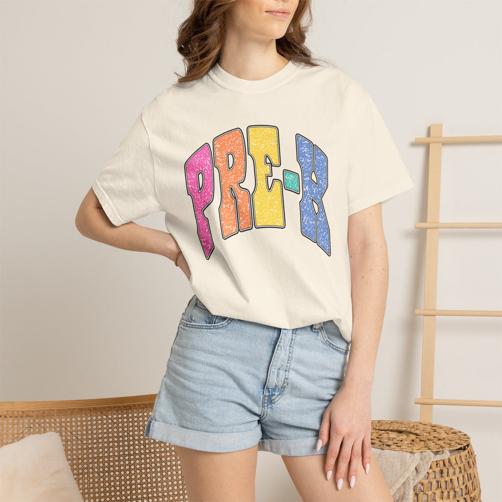 PRE-K Colorblock Graphic T-Shirt — Preschool Graduation Gift