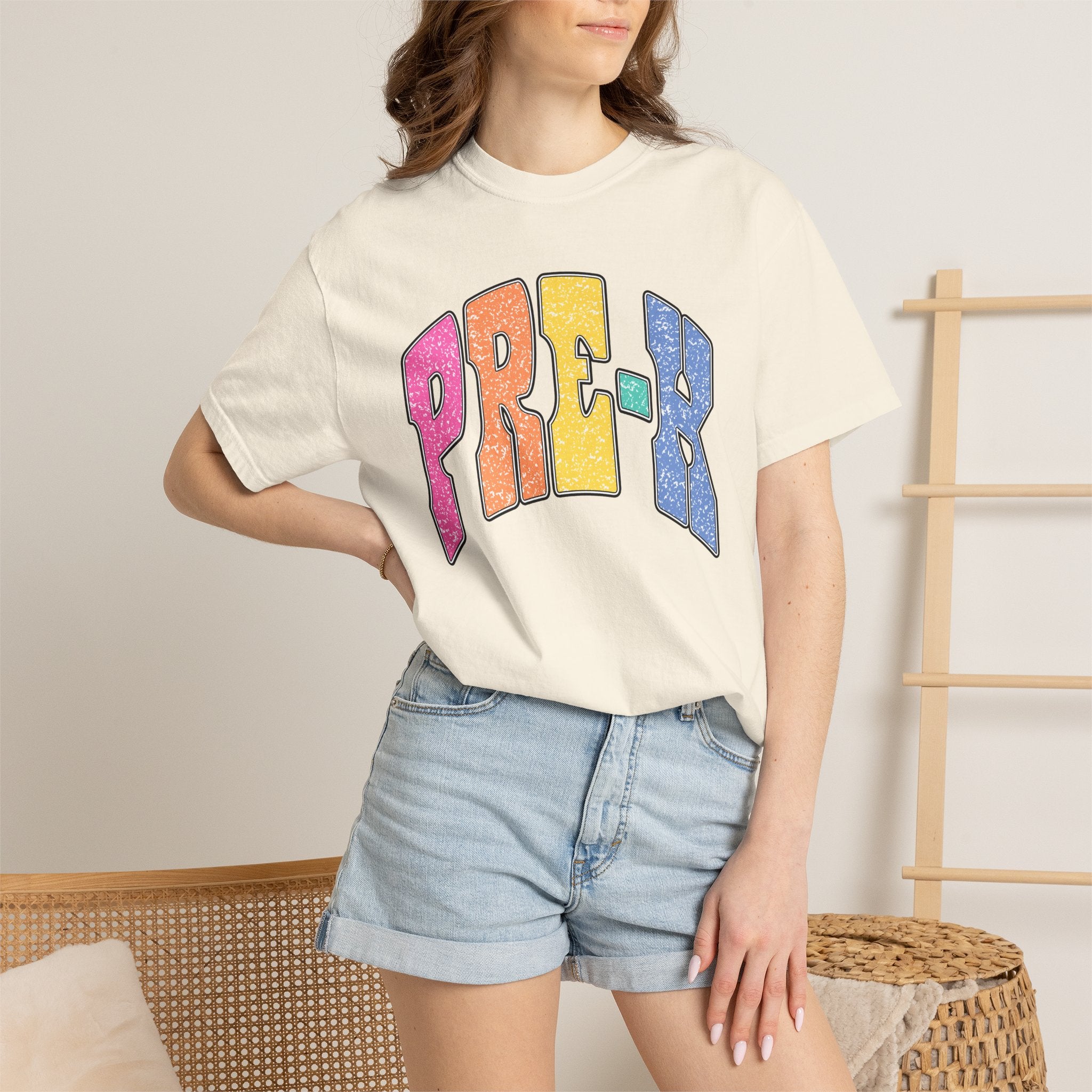 PRE-K Colorblock Graphic T-Shirt — Preschool Graduation Gift
