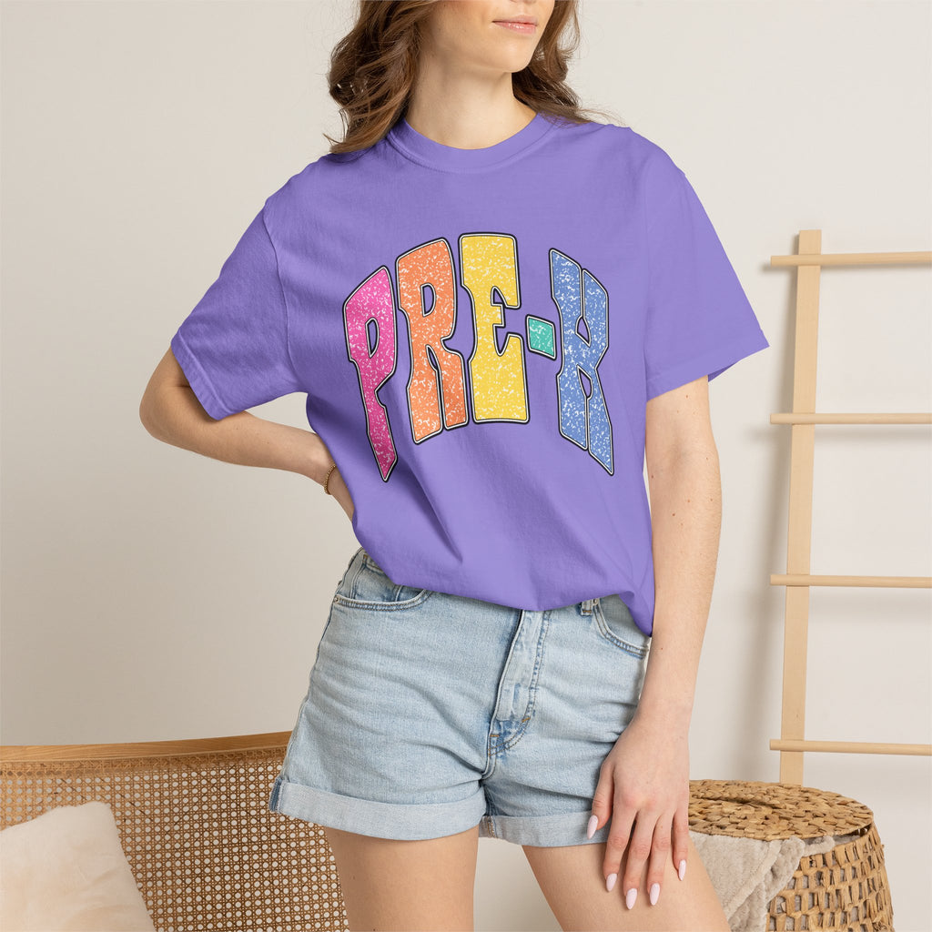PRE-K Colorblock Graphic T-Shirt — Preschool Graduation Gift