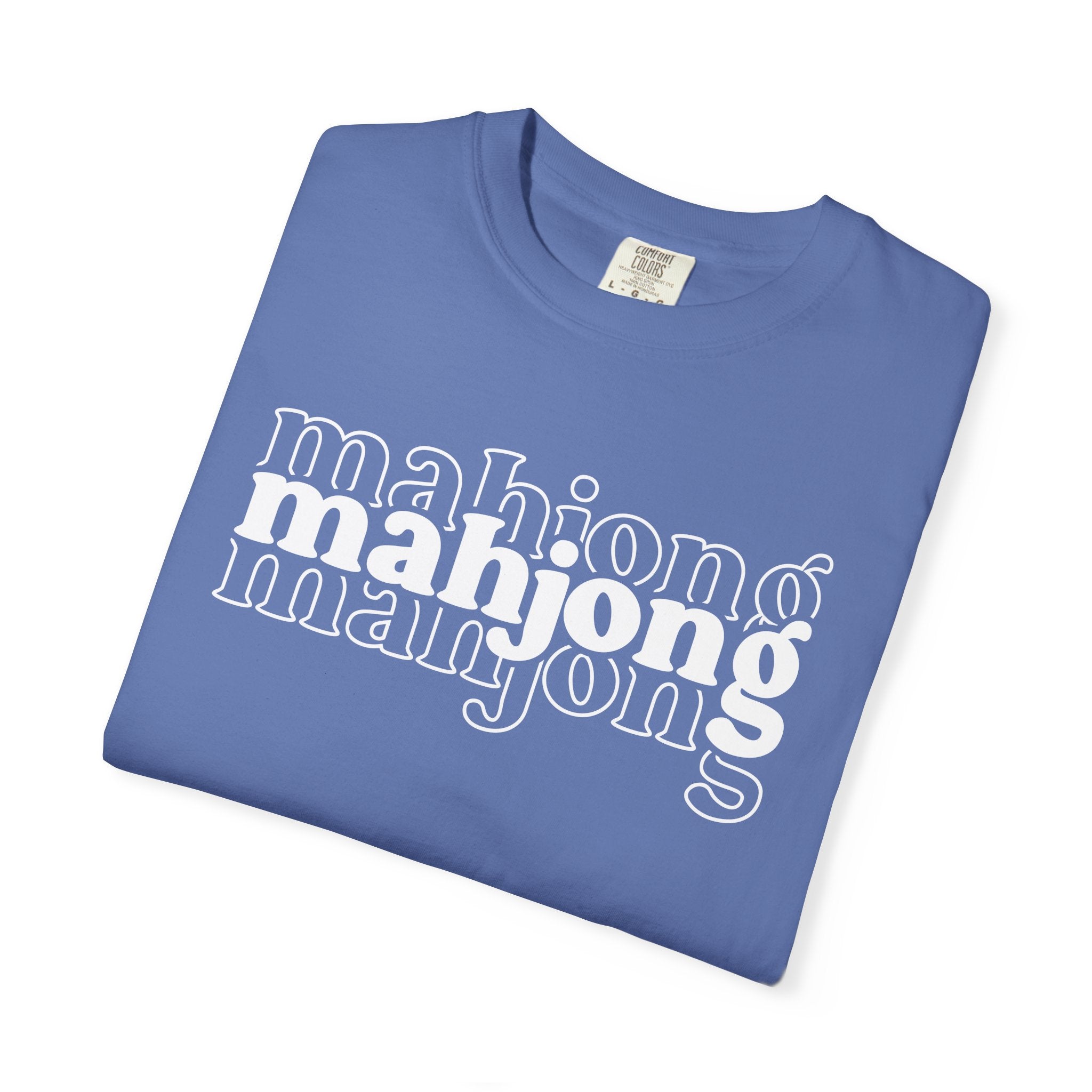 Mahjong Retro Logo T-Shirt — Vintage Game Night Tee