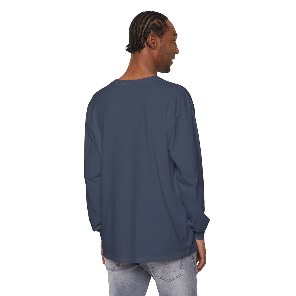 Pumpkin Retro Stripe Long Sleeve Tee