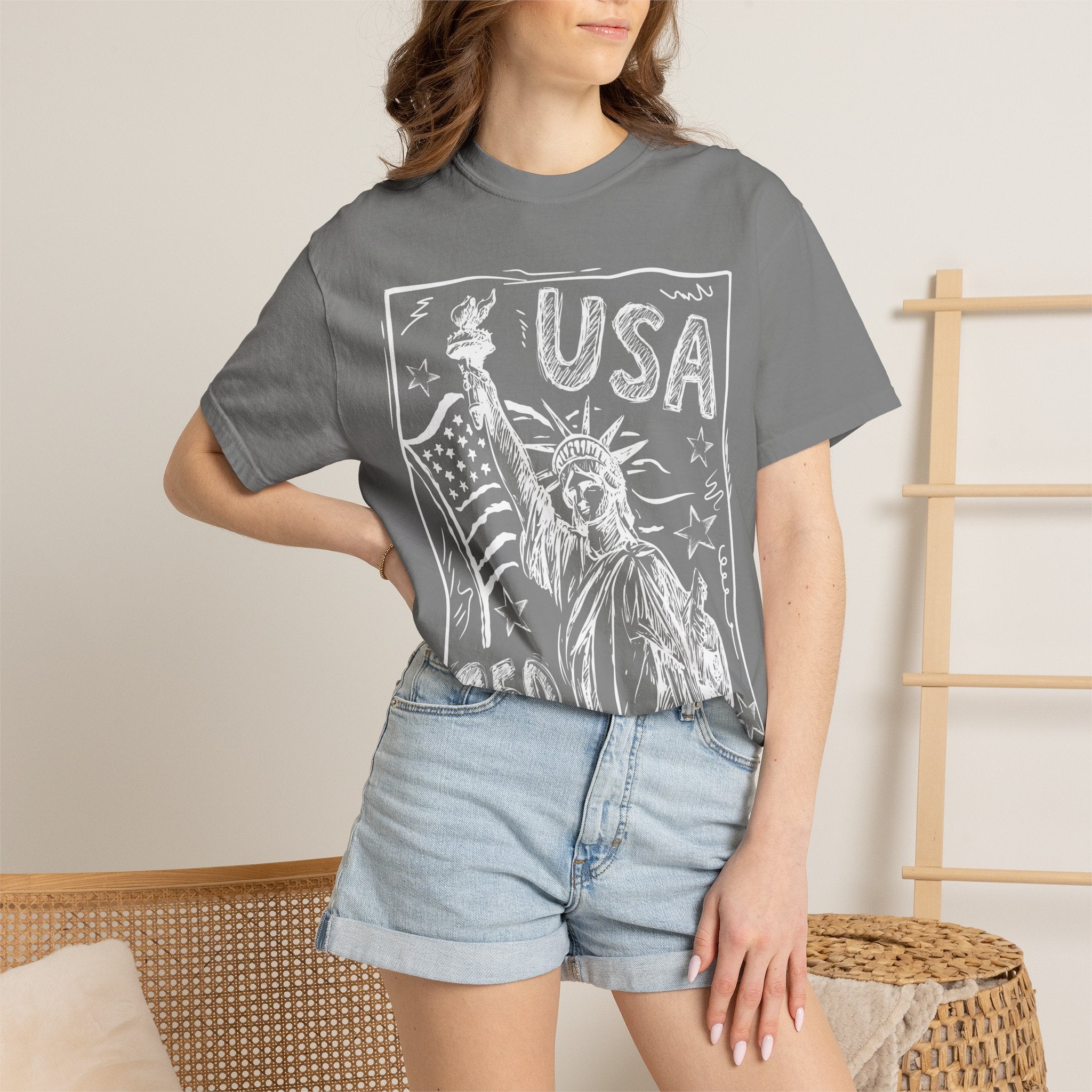 Statue of Liberty USA 250 Graphic T-Shirt