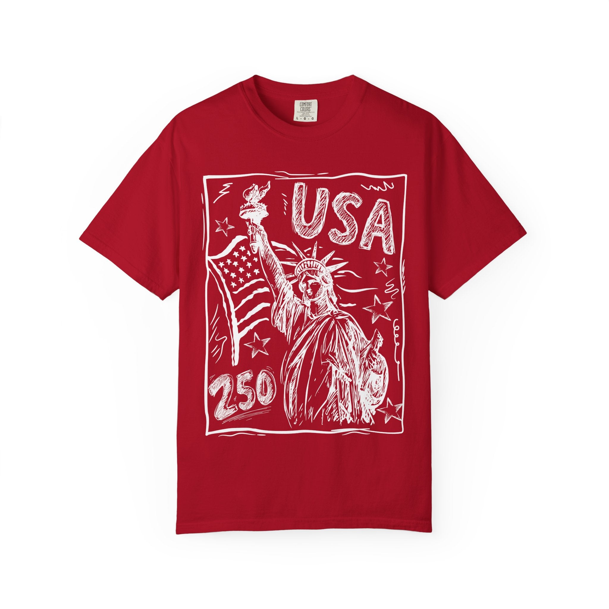 Statue of Liberty USA 250 Graphic T-Shirt