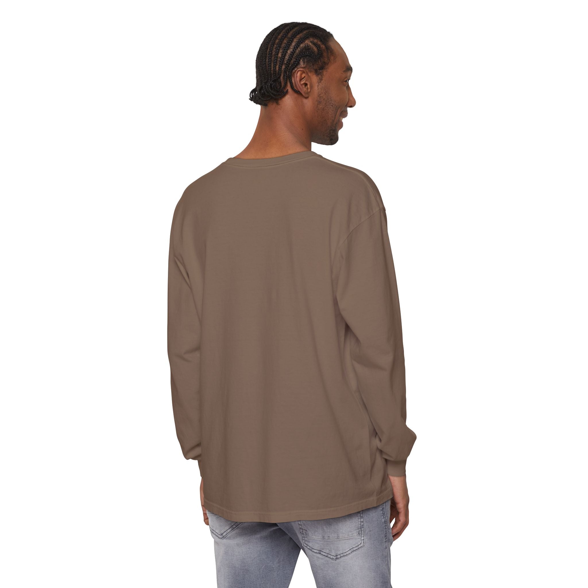 Fall Patterned Pumpkins Long Sleeve Tee — Neutral Plaid & Leopard Pumpkin Shirt
