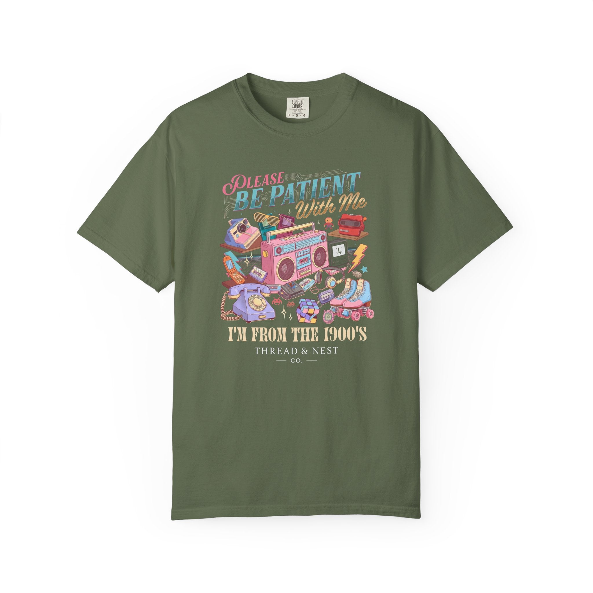 Retro 1900s Graphic T-Shirt — “Please Be Patient With Me, I’m From The 1900s”