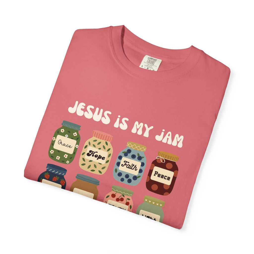 T-shirt — "Jesus Is My Jam" Christian Faith Graphic Tee