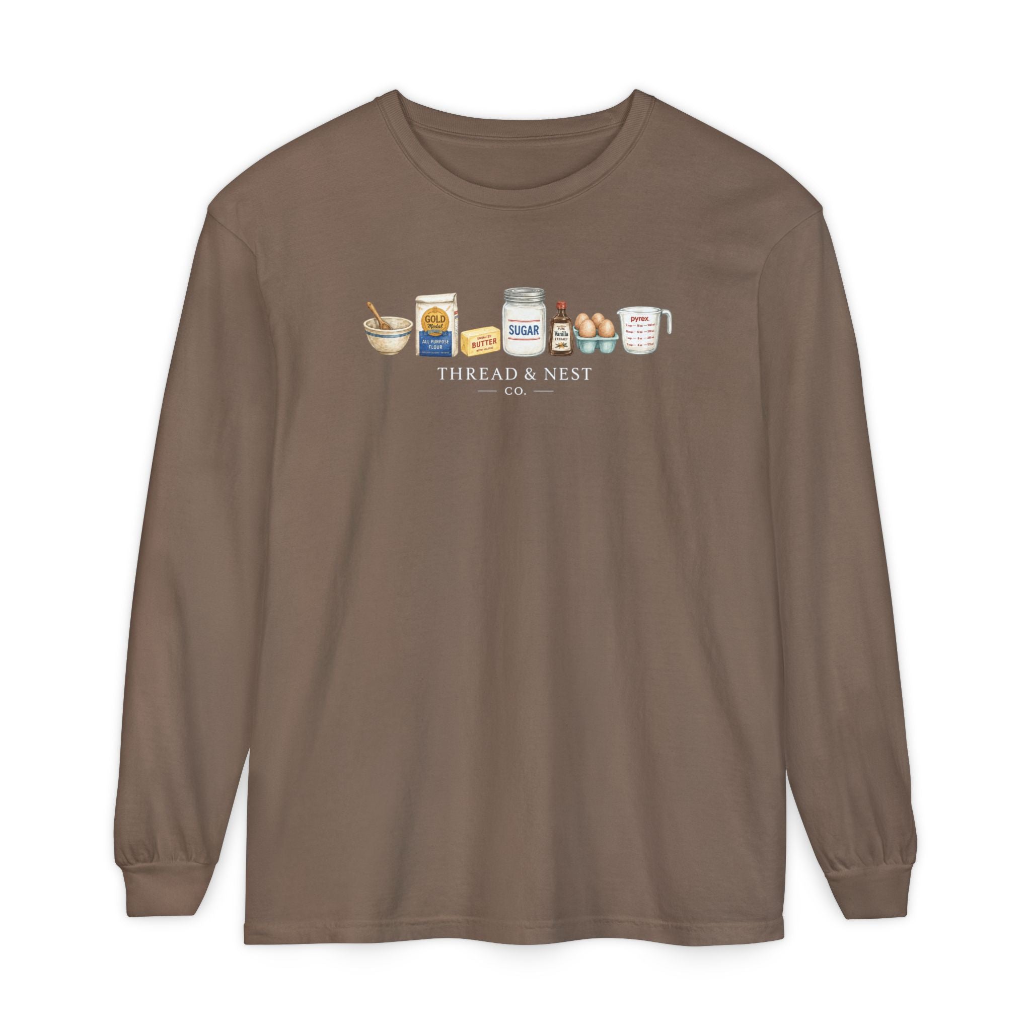 Thread & Nest Cozy Baking Long Sleeve T‑Shirt