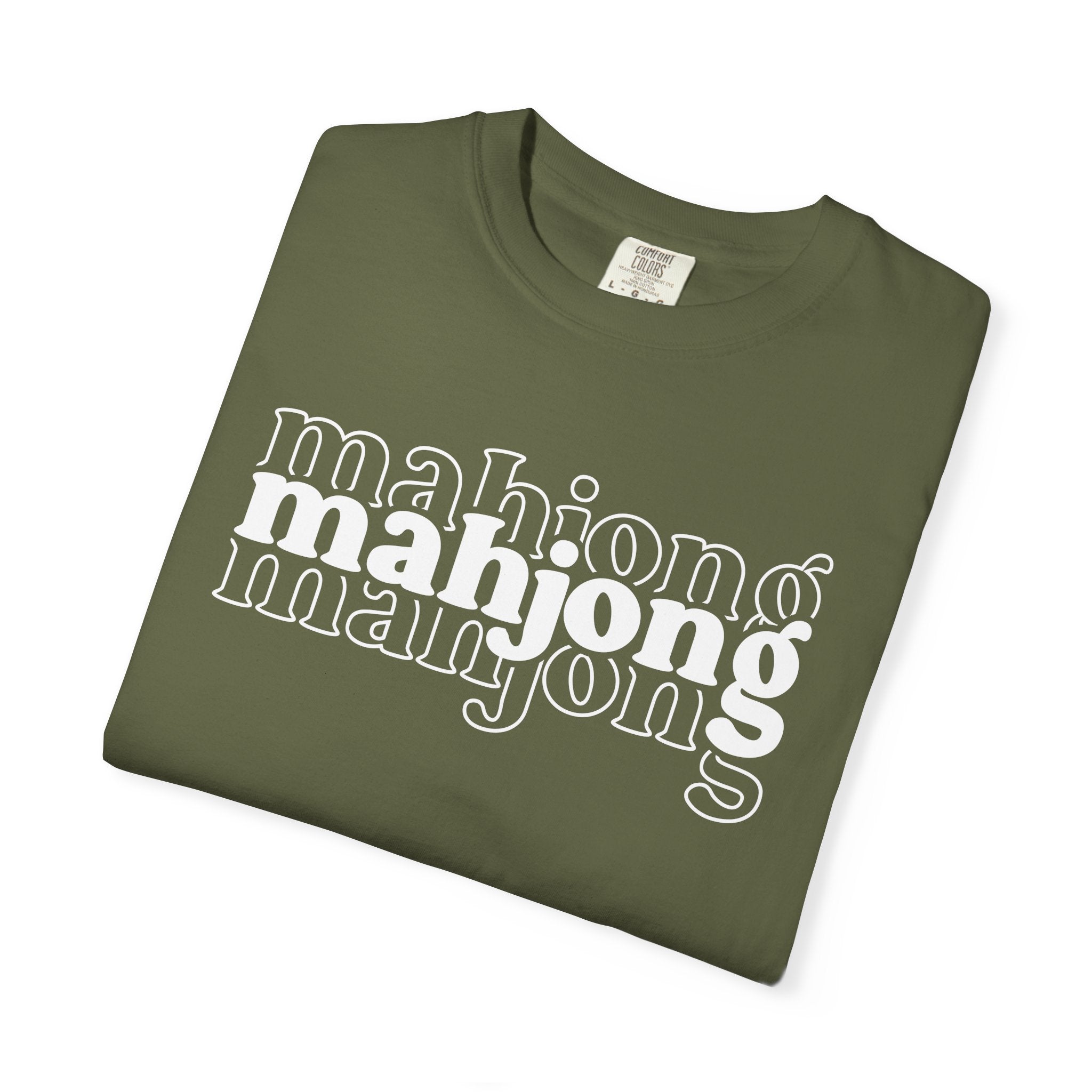 Mahjong Retro Logo T-Shirt — Vintage Game Night Tee