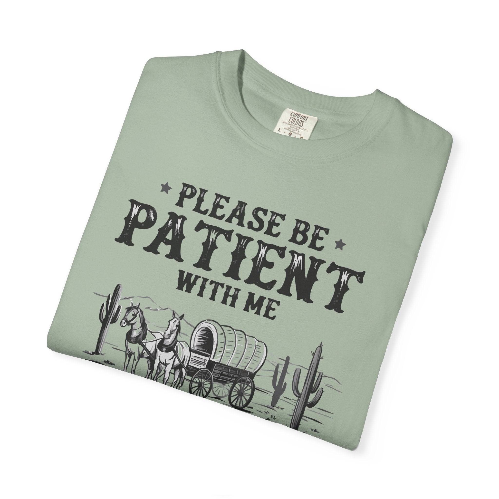 Please Be Patient With Me T-Shirt – Vintage Wagon 'I'm From The 1900s' Tee