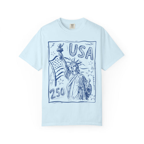 Liberty Sketch T‑Shirt — Statue of Liberty USA Graphic Tee