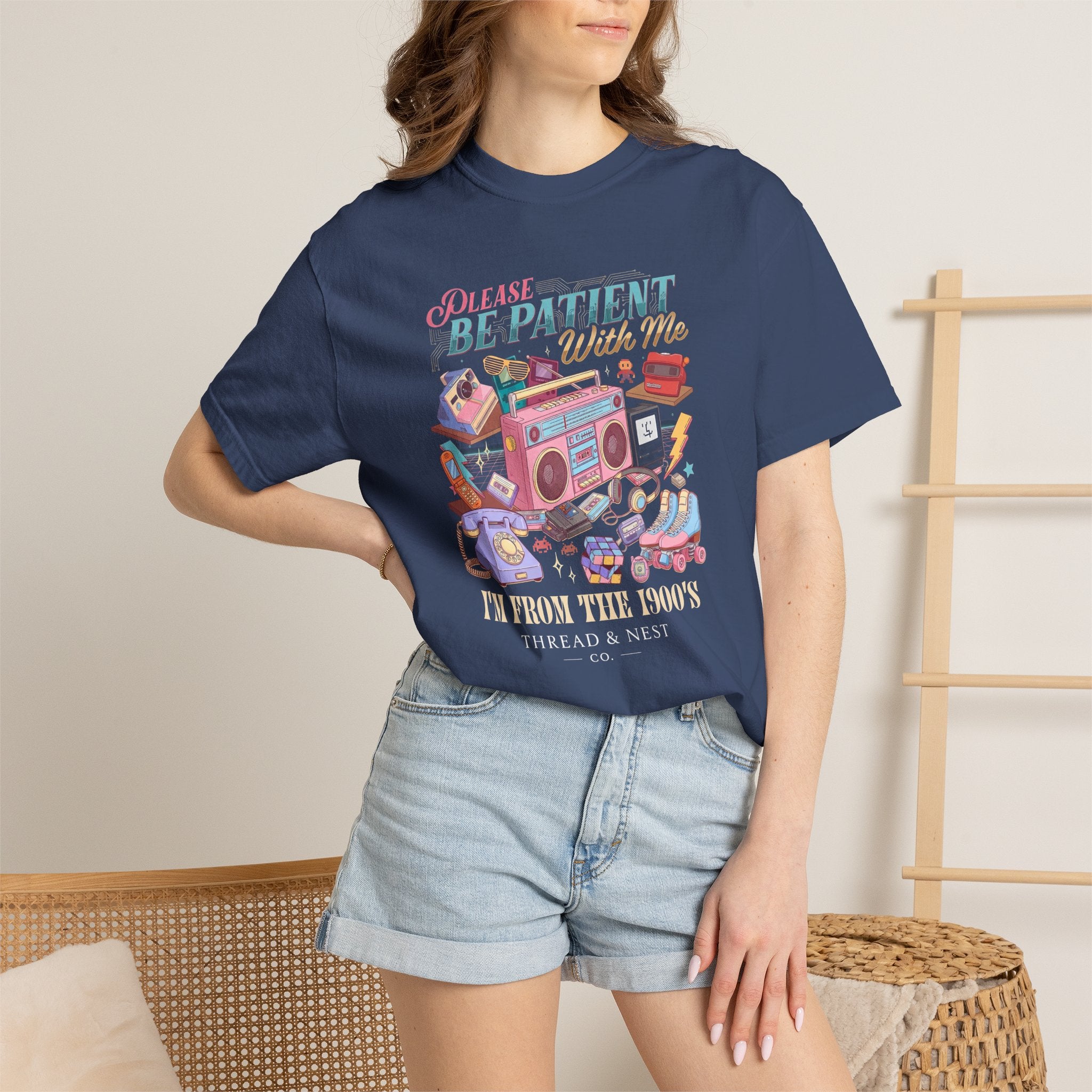 Retro 1900s Graphic T-Shirt — “Please Be Patient With Me, I’m From The 1900s”