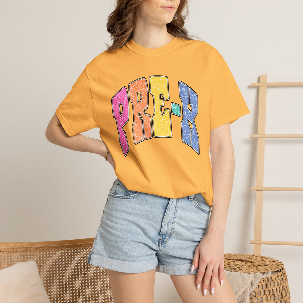 PRE-K Colorblock Graphic T-Shirt — Preschool Graduation Gift