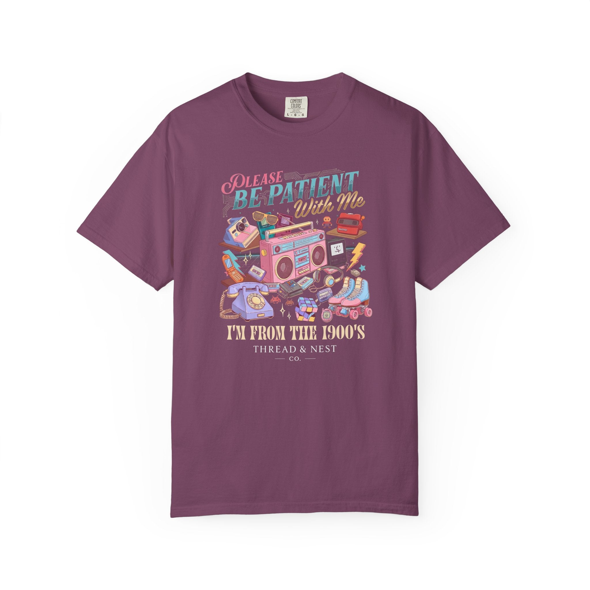 Retro 1900s Graphic T-Shirt — “Please Be Patient With Me, I’m From The 1900s”